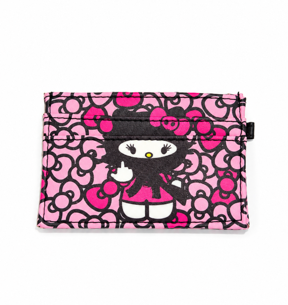 Pink Rebel Card Wallet 🖤