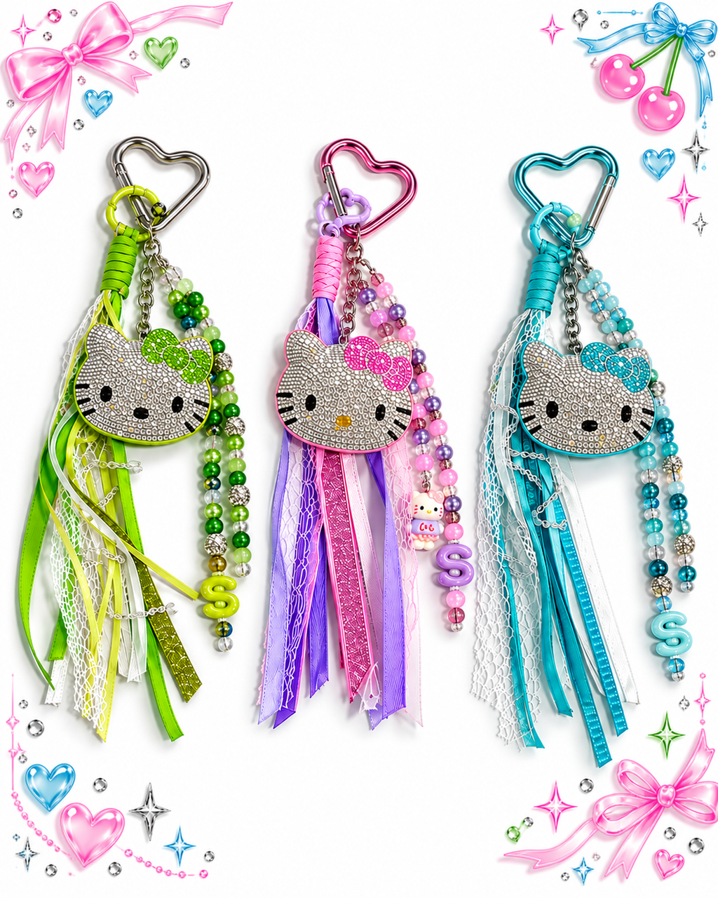 Glam Kitty Bag Charm