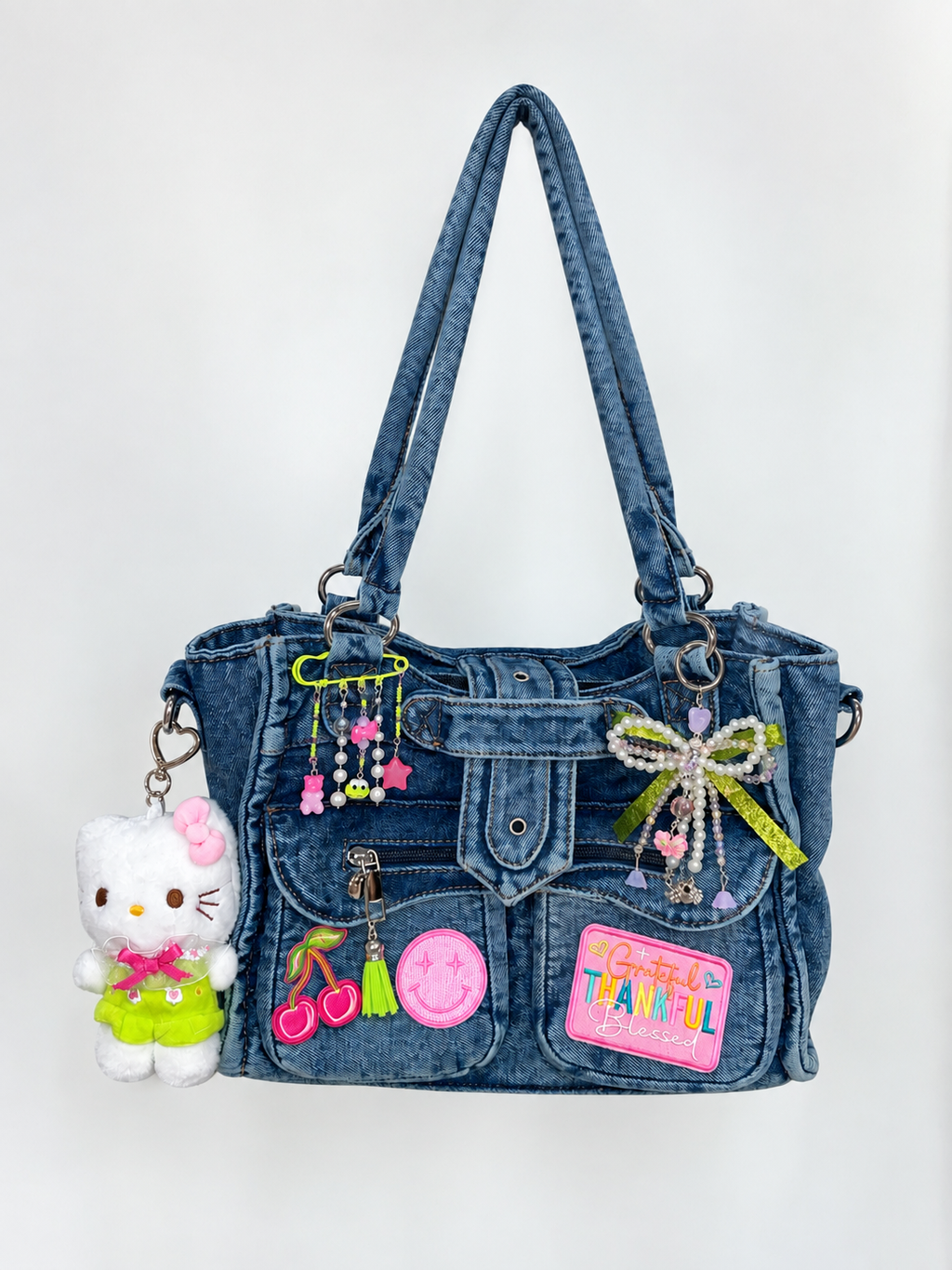 Lucky Girl Denim Bag 🍀